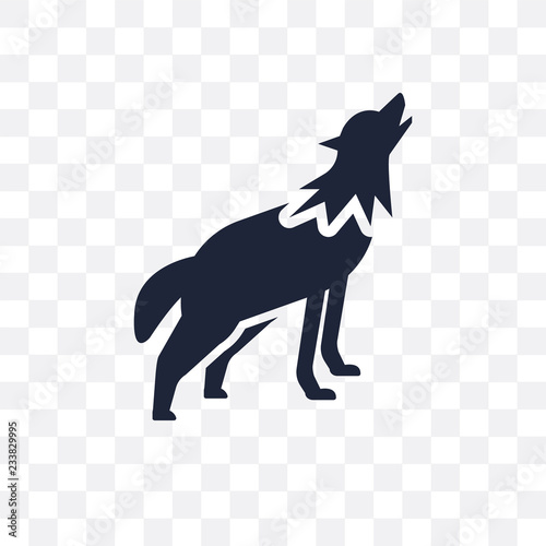 Wolf transparent icon. Wolf symbol design from Animals collection.