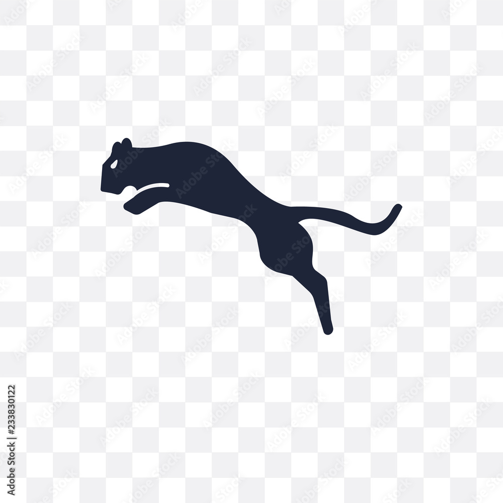 puma transparent icon. puma symbol design from Animals collection. vector  de Stock | Adobe Stock