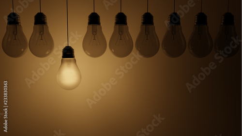 light bulb Stand Out 
