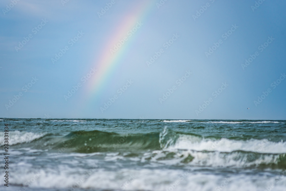 Rainbow over the sea Rainbow over the sea