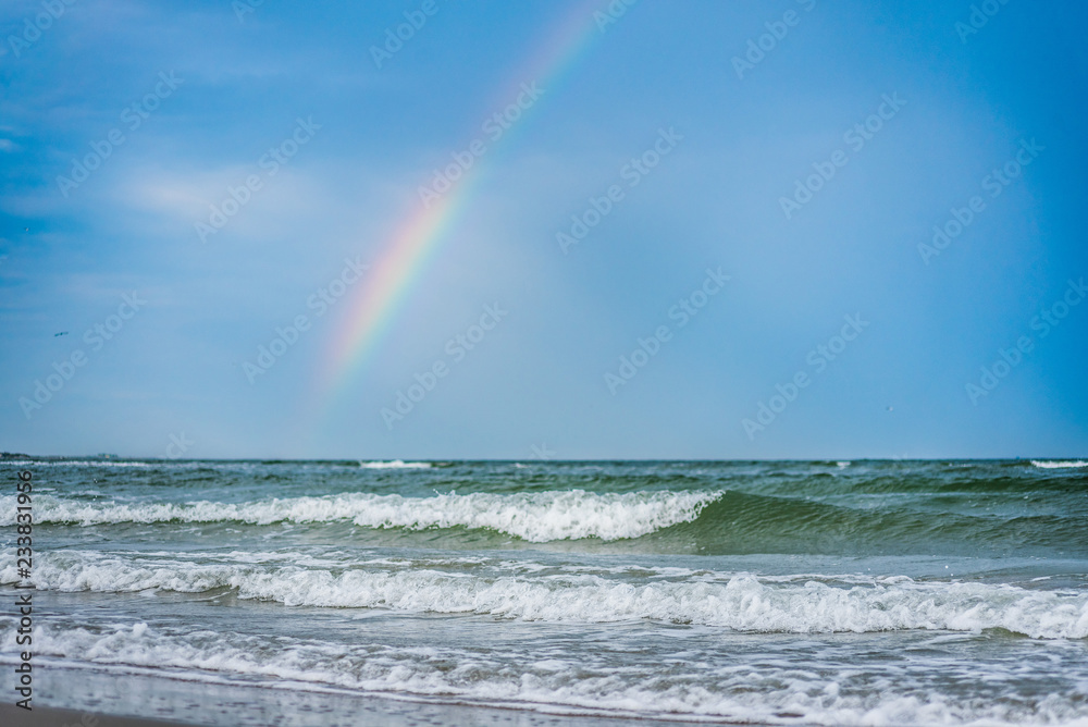 Rainbow over the sea Rainbow over the sea