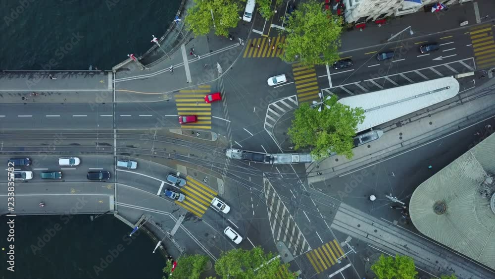 evening time zurich city famous lakeside traffic square aerial down view 4k switzerland
evening time zurich city famous lakeside traffic square aerial down view 4k switzerland