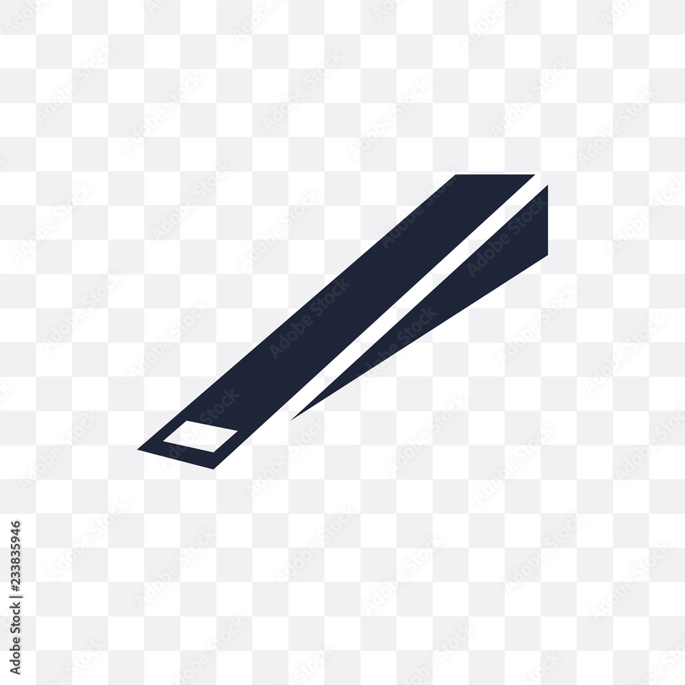 Wedge tool transparent icon. Wedge tool symbol design from Construction