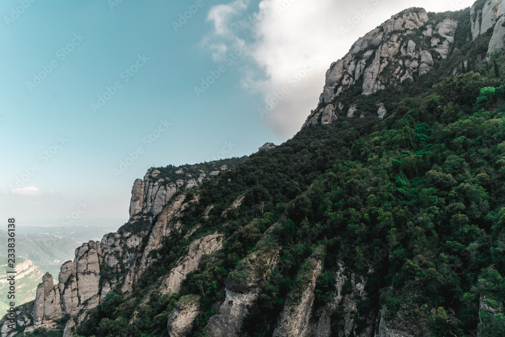 Naklejka premium View of mountains