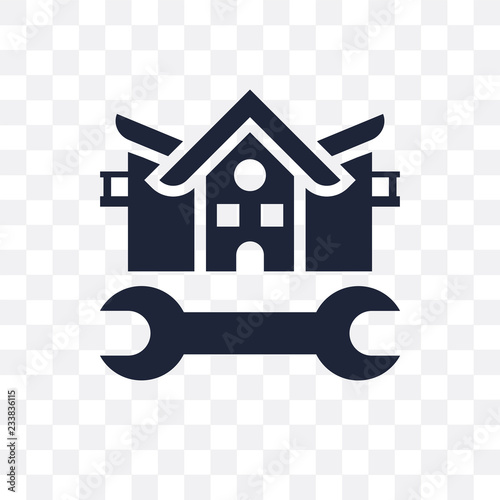 home repair transparent icon. home repair symbol design from Construction collection.