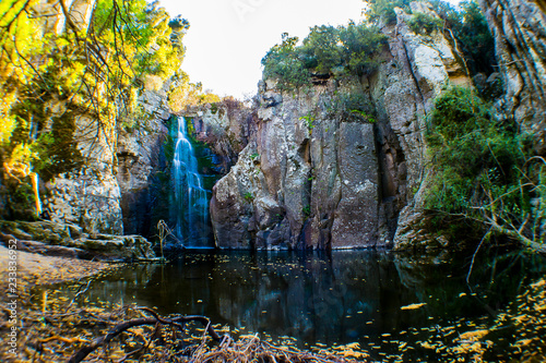 waterfall in forest