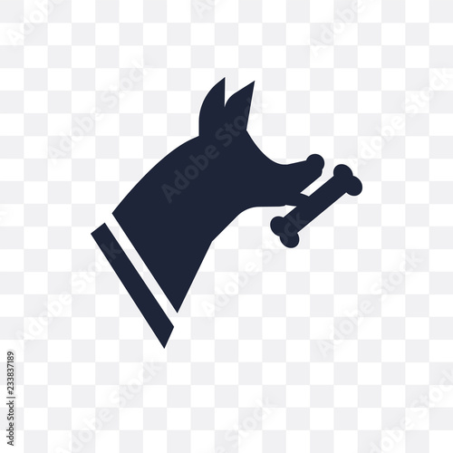 Doberman dog transparent icon. Doberman dog symbol design from Dogs collection.