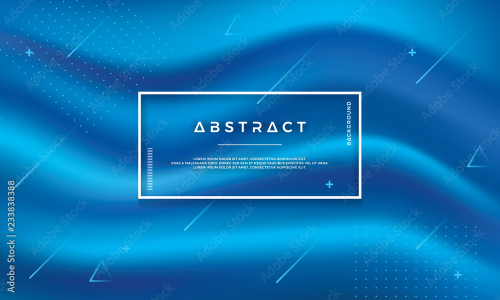 Modern abstract blue flow vector background Modern abstract blue flow vector background