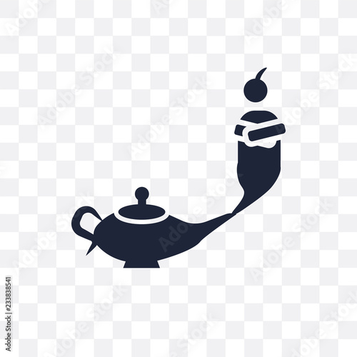 Genie transparent icon. Genie symbol design from Fairy tale collection.