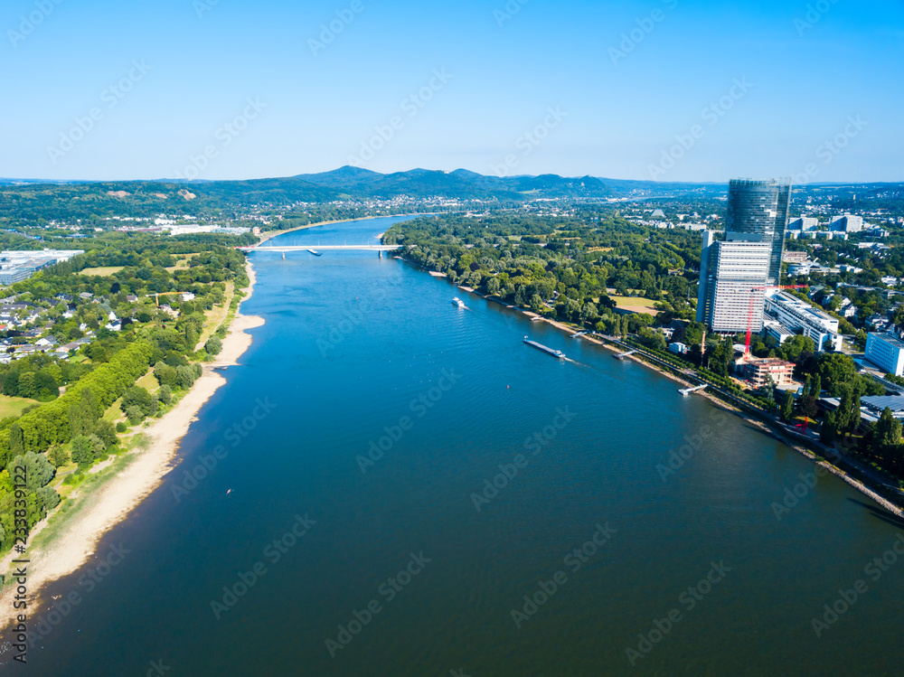 Bonn aerial panoramic view, Germany