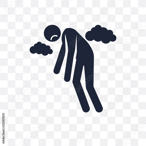 miserable human transparent icon. miserable human symbol design from Feelings collection.