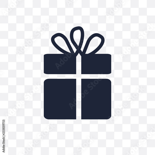 Christmas present transparent icon. Christmas present symbol design from Christmas collection.