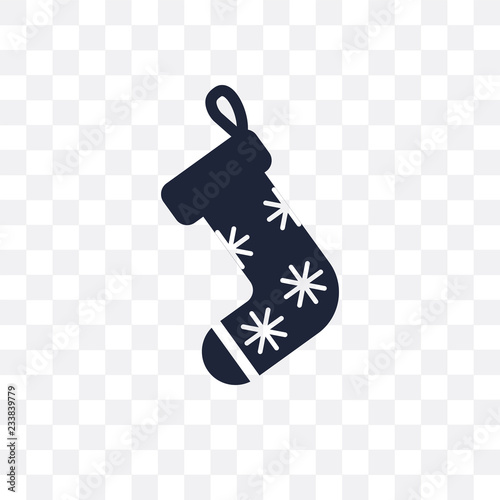 christmas sock transparent icon. christmas sock symbol design from Christmas collection.