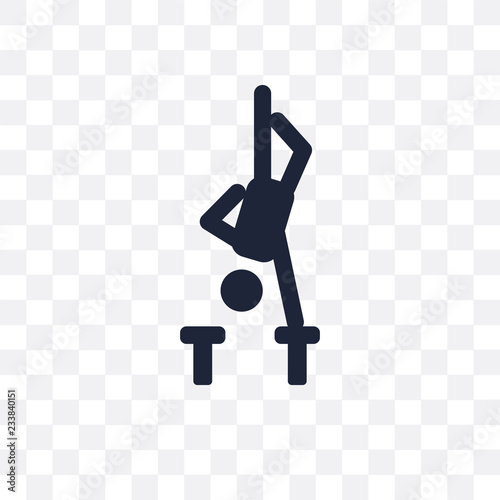 Acrobatics transparent icon. Acrobatics symbol design from Circus collection. photo