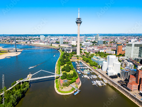 Photography Medienhafen Media Harbour district, Dusseldorf