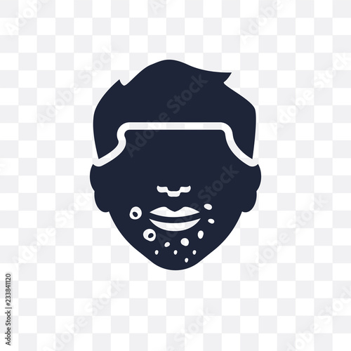 Hyperthyroidism transparent icon. Hyperthyroidism symbol design from Diseases collection.