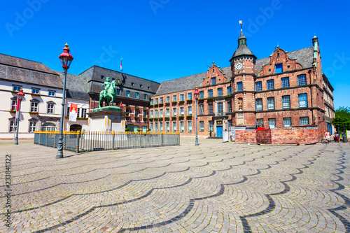 Canvas Print Rathaus old town hall, Dusseldorf