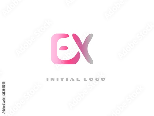 EX Initial Logo for your startup ventur