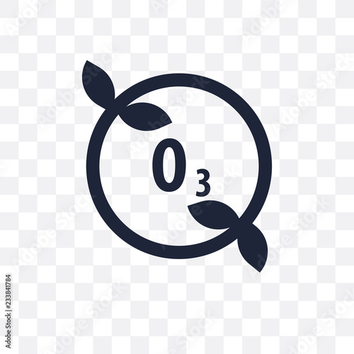 Ozone layer transparent icon. Ozone layer symbol design from Ecology collection.