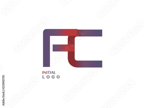 Free Download FC Initial Logo for your startup ventur - GFXLoad