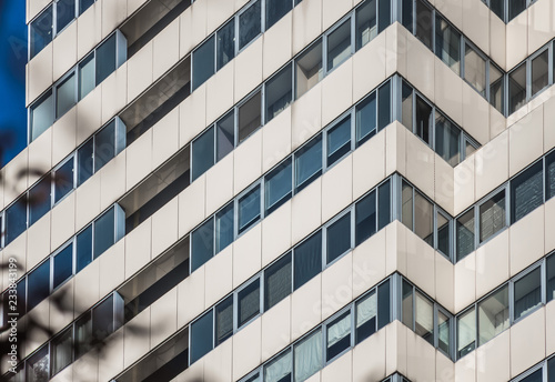 Windows of a large office building