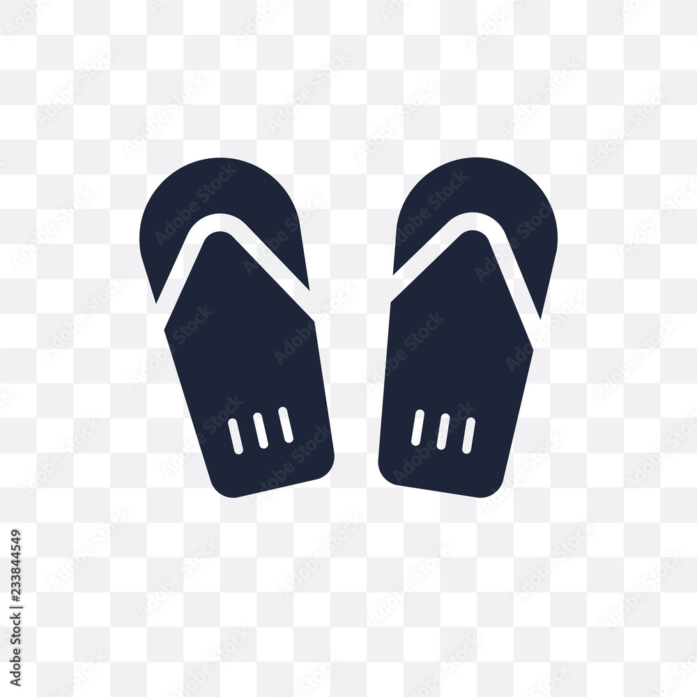 Slippers transparent icon. Slippers symbol design from Hotel collection. Slippers transparent icon. Slippers symbol design from Hotel collection.