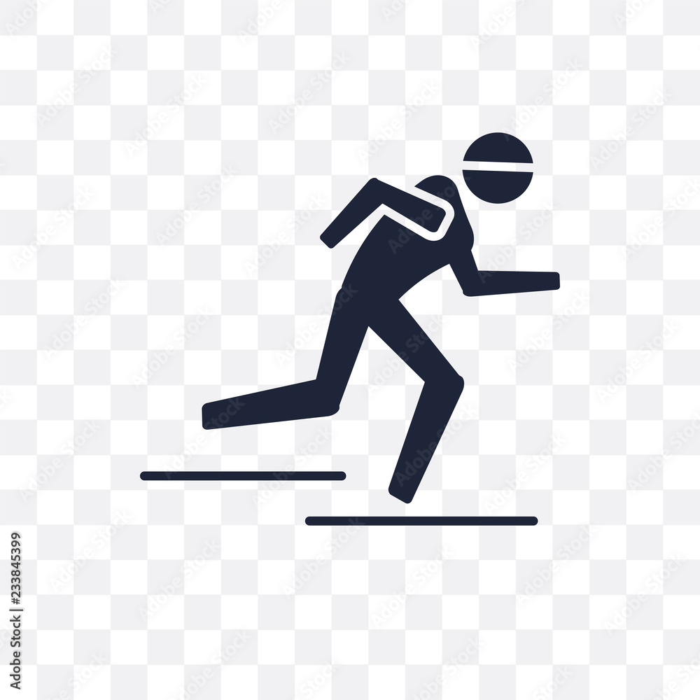 athlete transparent icon. athlete symbol design from Professions collection.