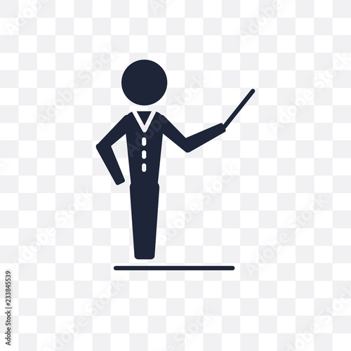 Director transparent icon. Director symbol design from Professions collection.