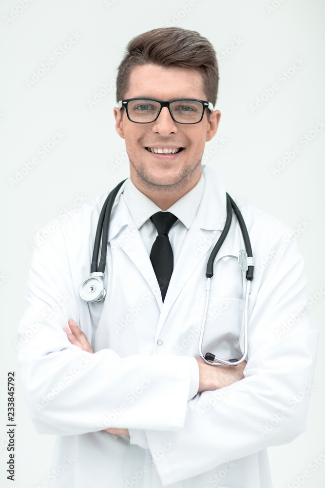 close up.portrait of a physician therapist close up.portrait of a physician therapist