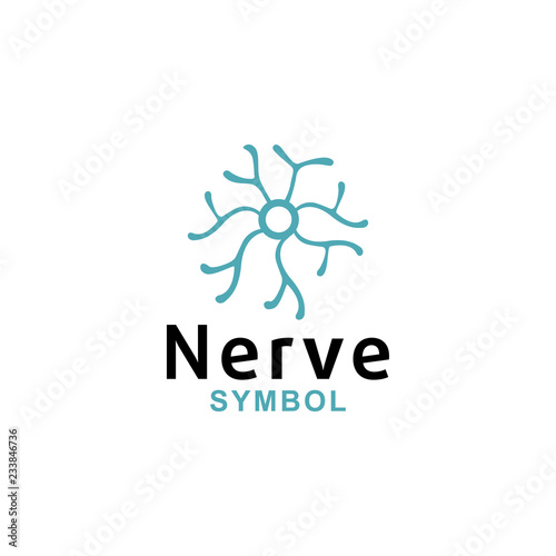 Nerve Logo icon vector