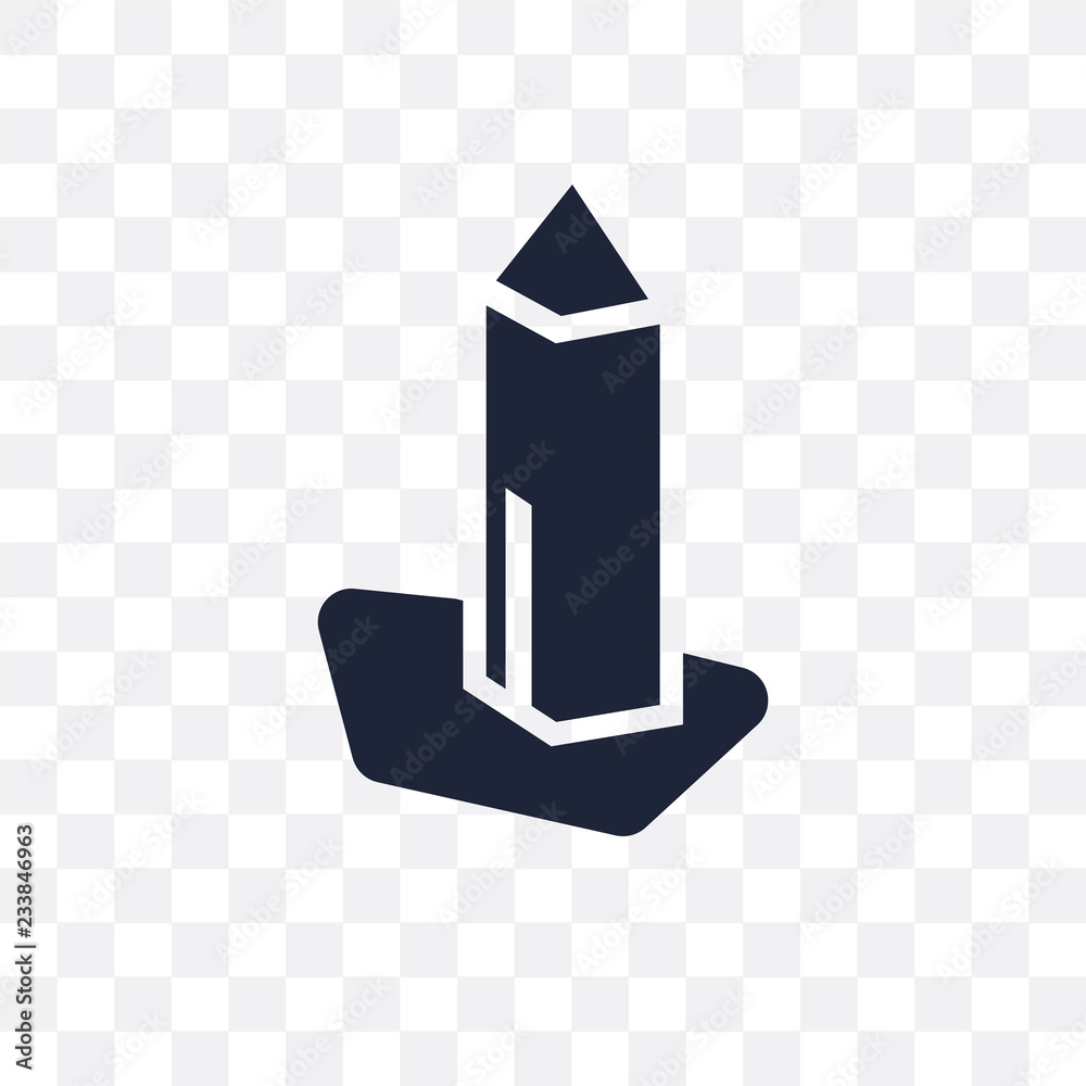 Washington monument transparent icon. Washington monument symbol design from United states of america collection. Washington monument transparent icon. Washington monument symbol design from United states of america collection.