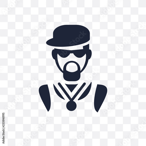 Canvas Print Rapper transparent icon