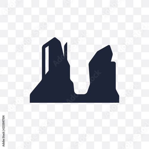 Grand canyon transparent icon. Grand canyon symbol design from United states of america collection.