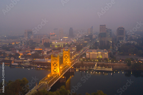 Sacramento camp fire smoke  photo