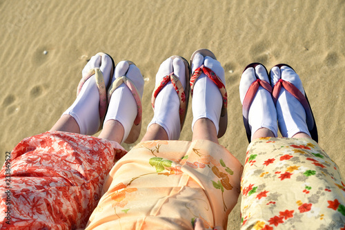 着物　　足元　かわいい