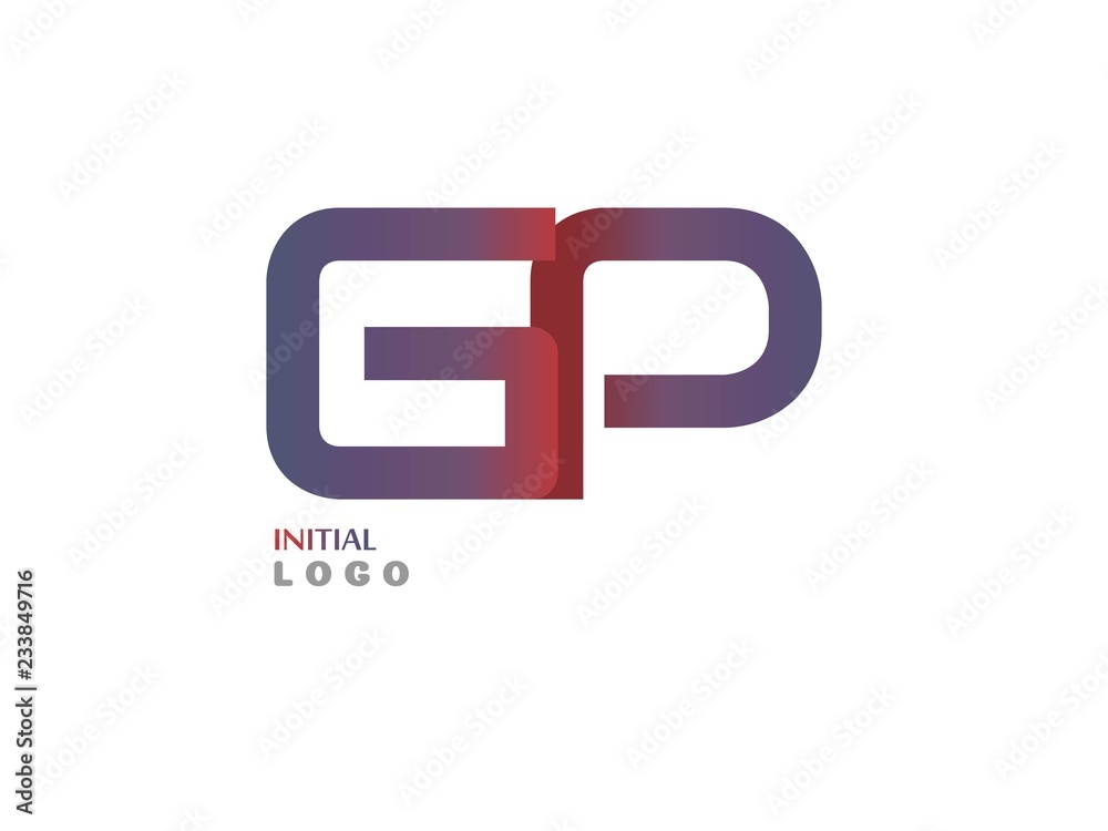 GP Initial Logo for your startup venture GP Initial Logo for your startup venture