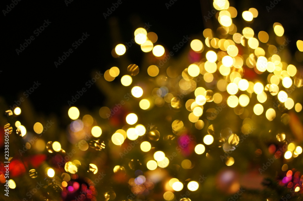 custom made wallpaper toronto digitalクリスマスツリーの玉ボケ(1)