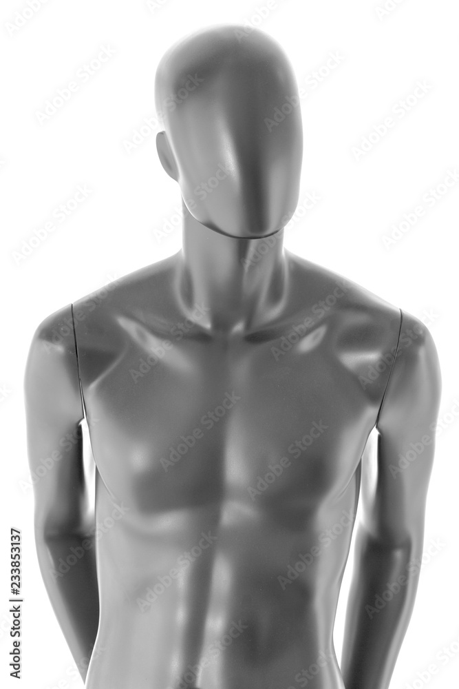 Gloss color mannequin male isolated Gloss color mannequin male isolated