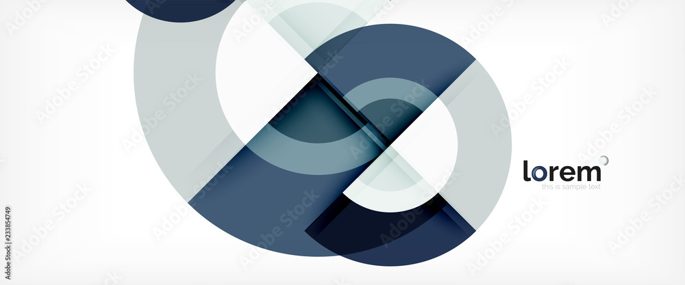 Circle abstract background, geometric modern design template Circle abstract background, geometric modern design template