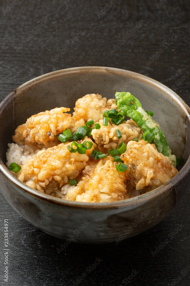 牡蠣天丼 牡蠣天丼