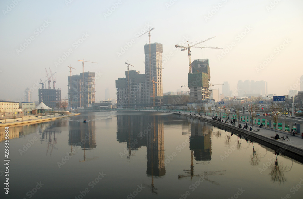 Riverfront at Tianjin, China