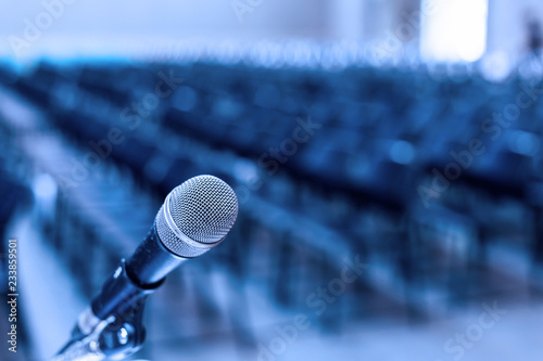 microphone in seminar room