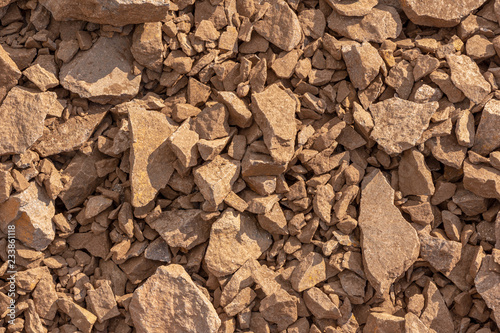 rubble texture natural abstract background close-up