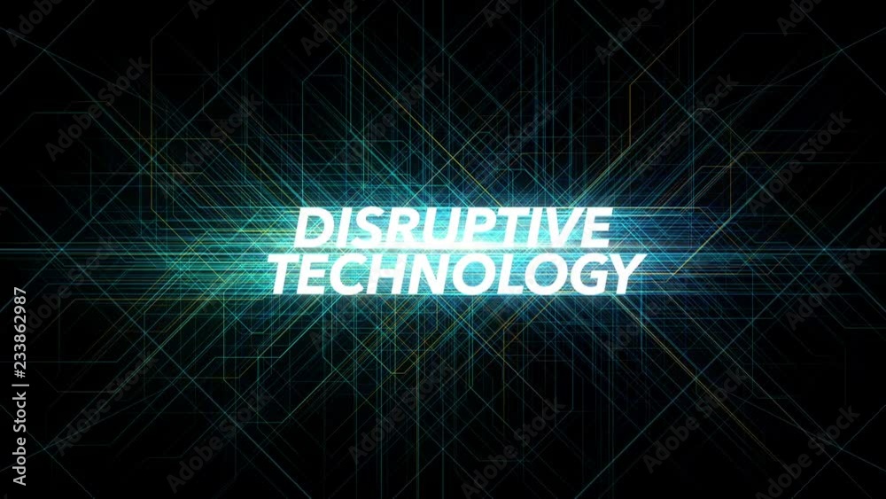 Digital Lines Tech Word - DISRUPTIVE TECHNOLOGY Digital Lines Tech Word - DISRUPTIVE TECHNOLOGY