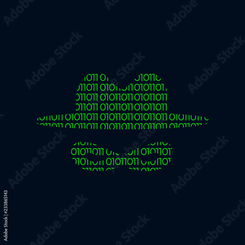 hacker logo. vector design