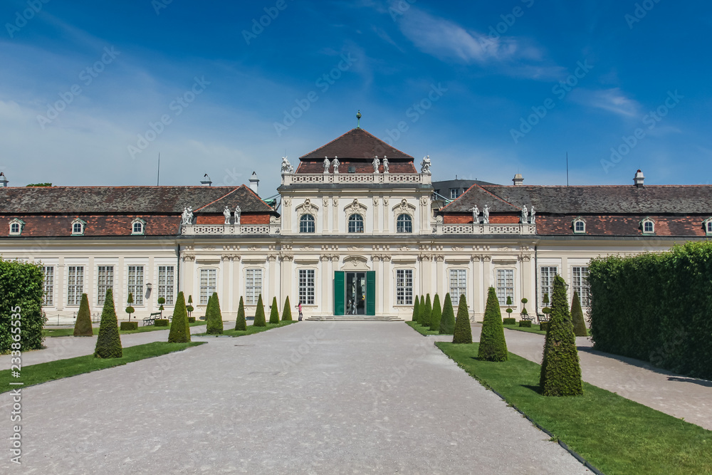 The Orangery, lower Belvedere Palace gardens, Wien, Vienna, Austria.