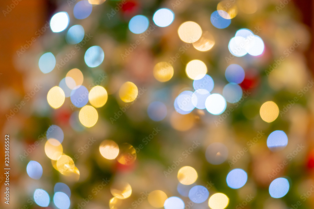 Obraz premium クリスマス素材（背景、玉ボケ、輝度合成用） 