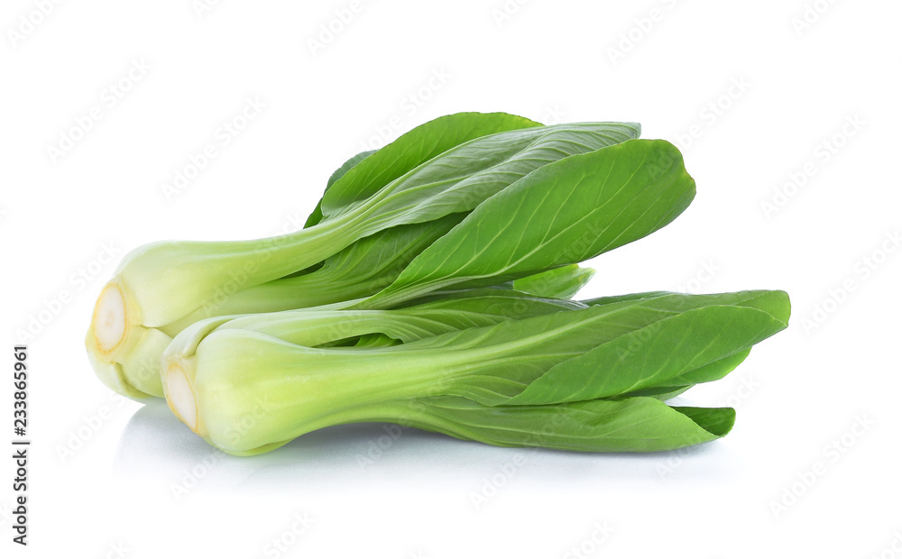 Bok choy (chinese cabbage) isolated on white Bok choy (chinese cabbage) isolated on white