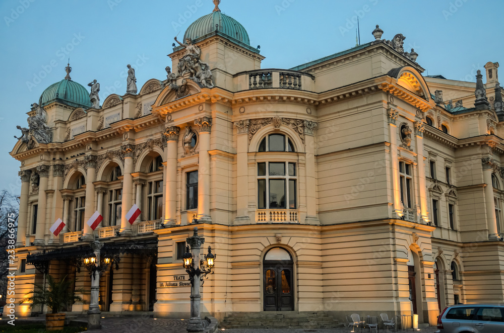 Opera and Ballet Theater in Krakow, Poland