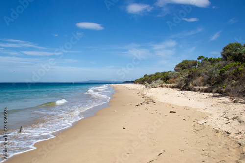 long beautiful beach 